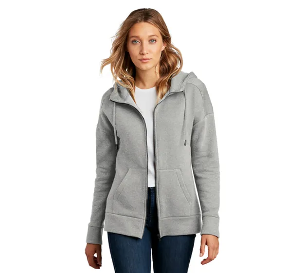 10. UH - Ladies Drop Shoulder Full-Zip Hoodie