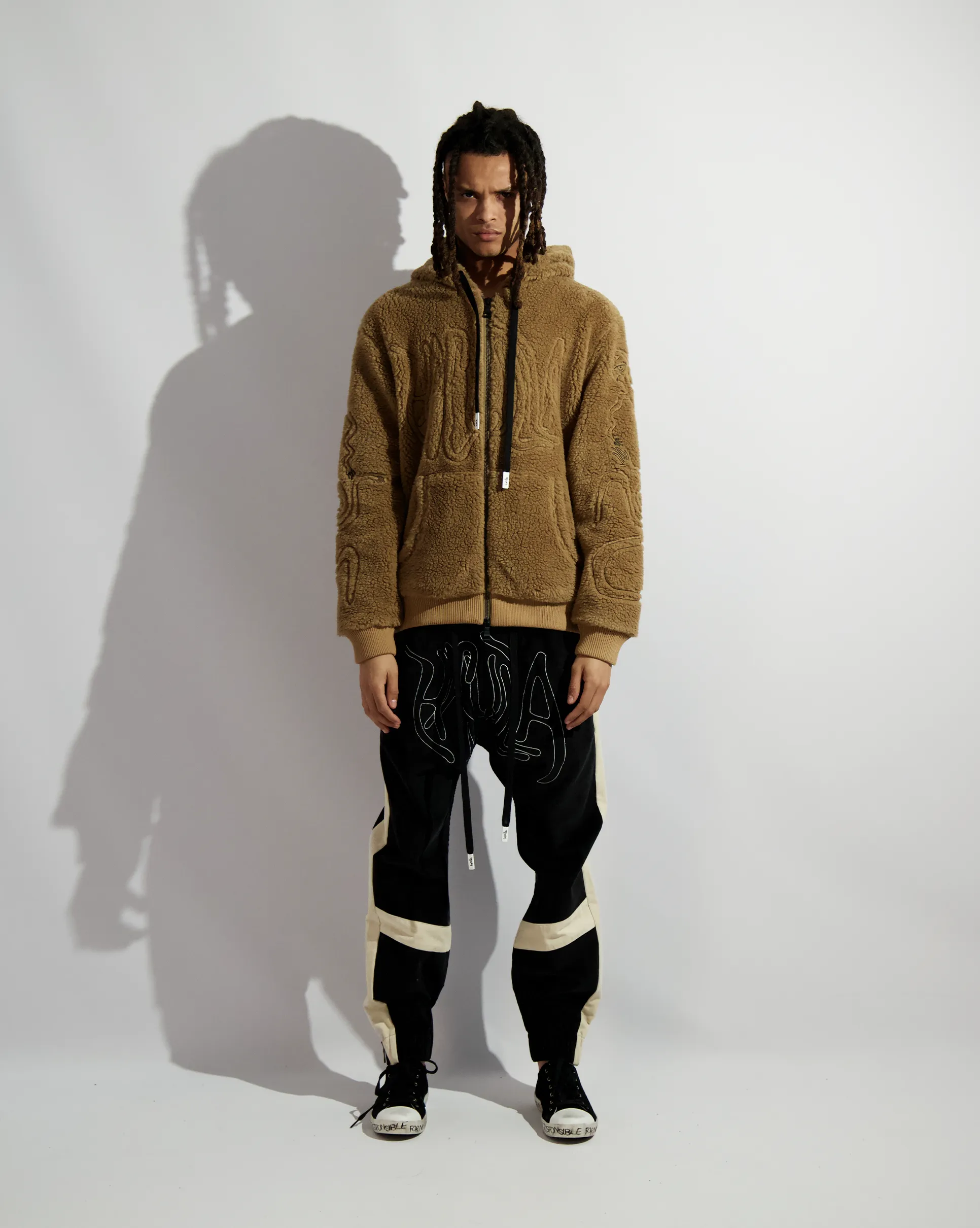 13 SHERPA ZIP UP HOODIE