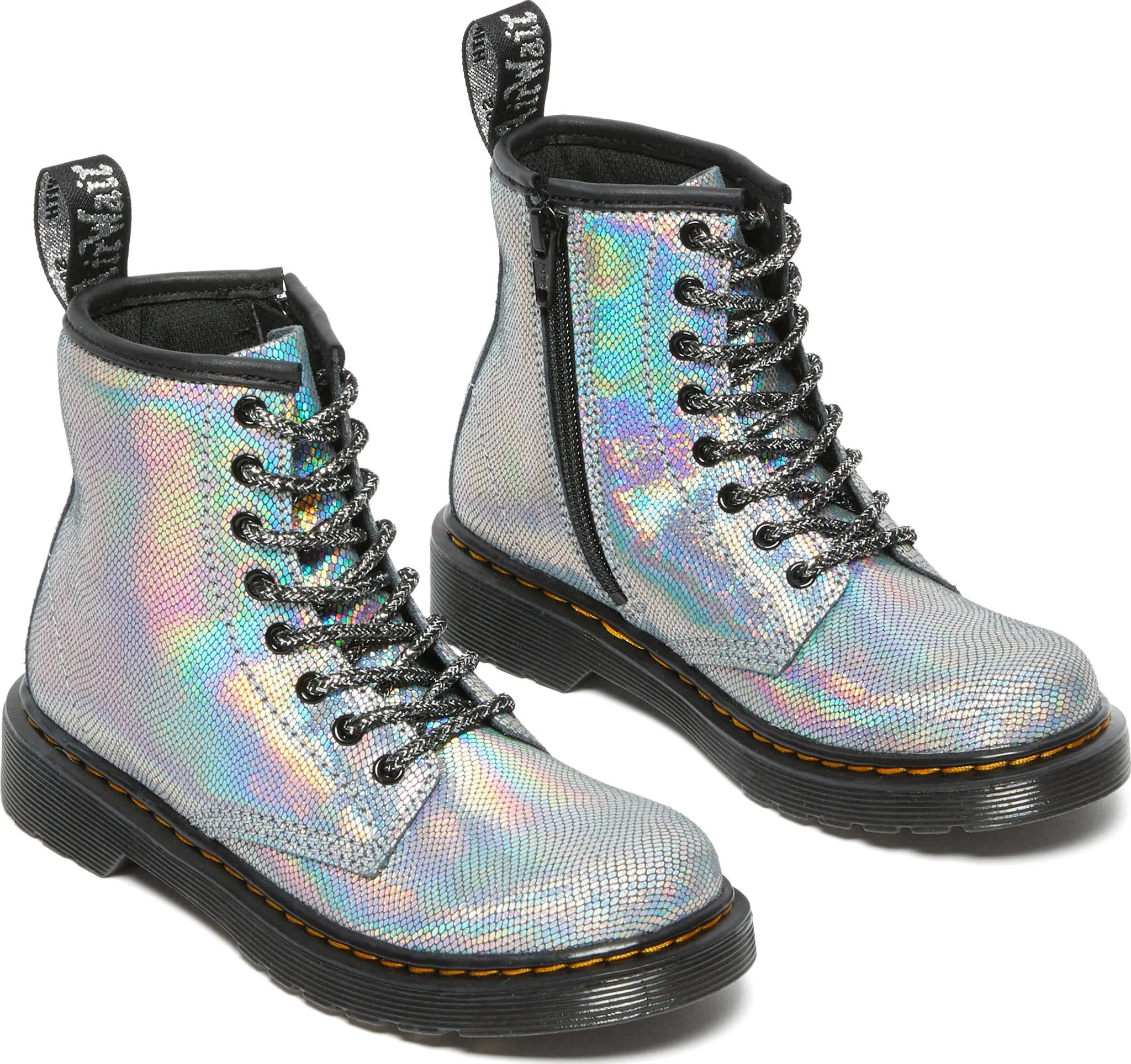 1460 Cosmic Glitter Lace Up Boots - Kids|-|Bottes pailletées à lacets 1460 Cosmic - Enfant