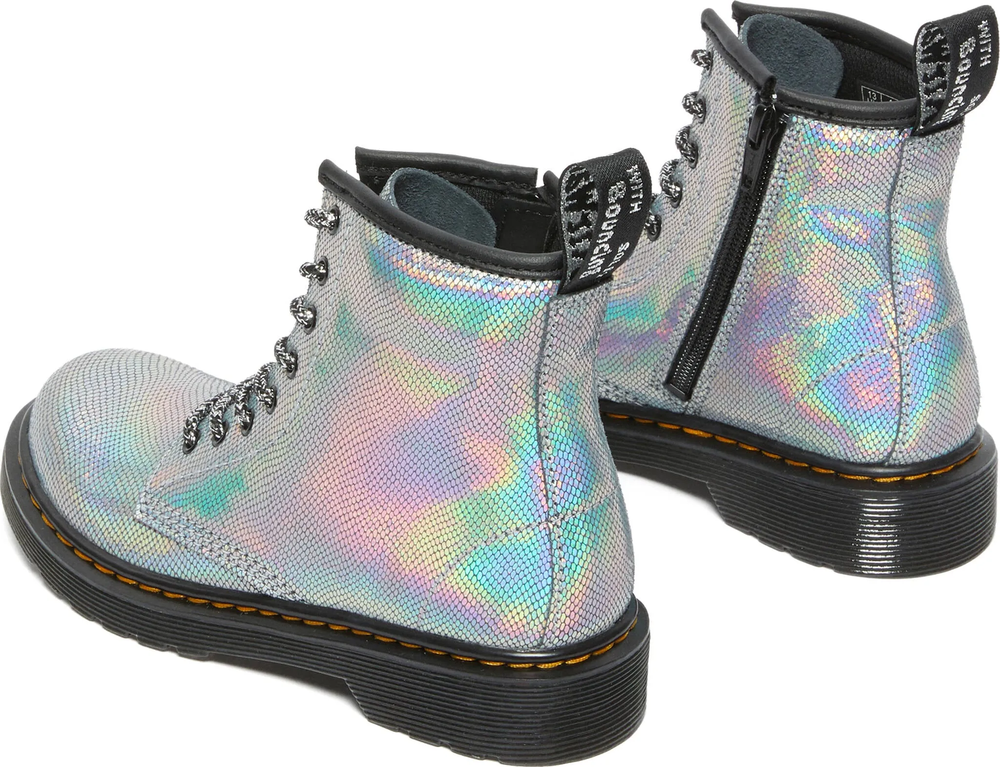 1460 Cosmic Glitter Lace Up Boots - Kids|-|Bottes pailletées à lacets 1460 Cosmic - Enfant