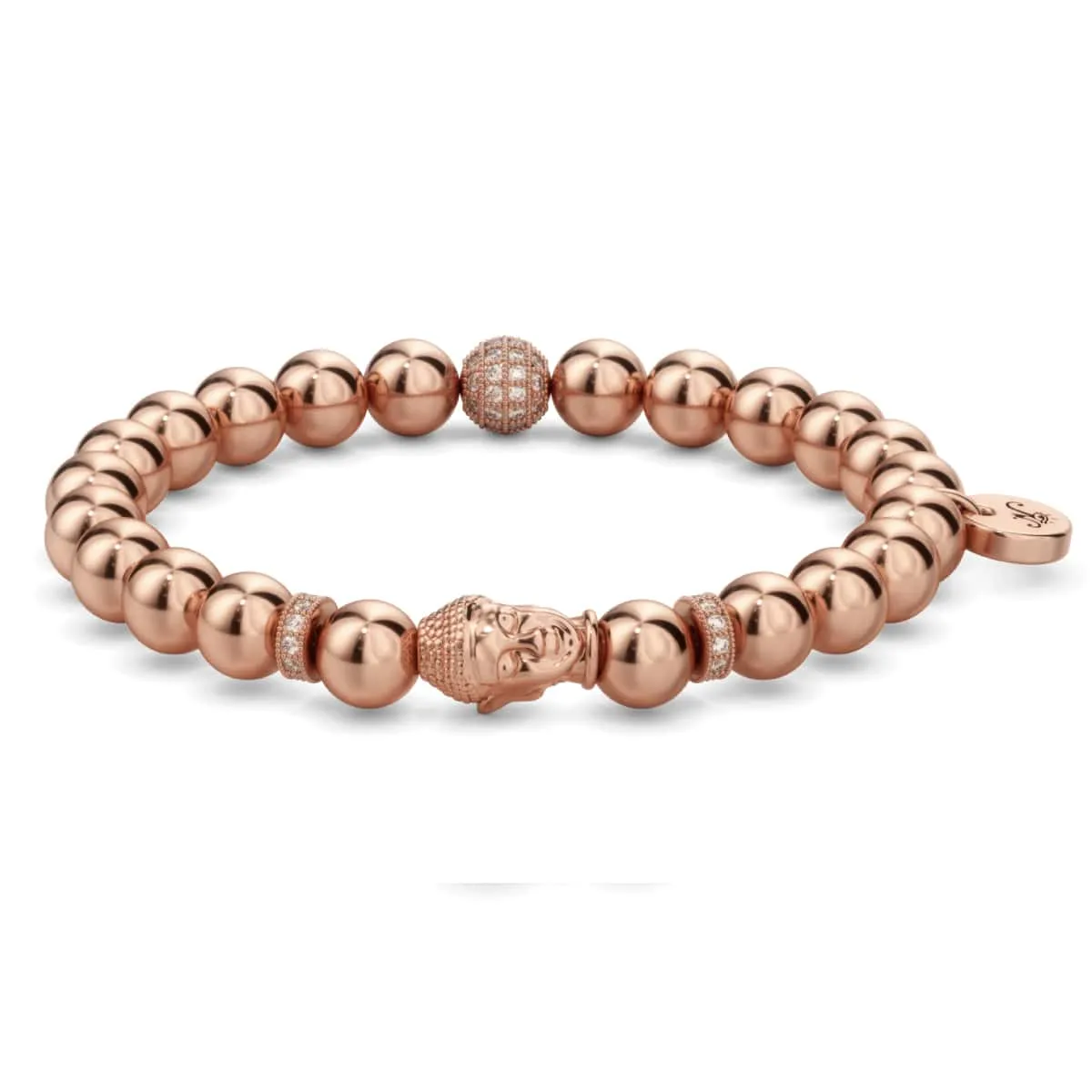 18k Rose Gold | Gilded Buddha Bracelet