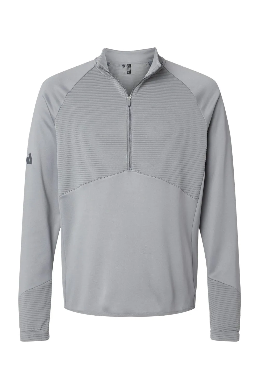 Adidas Mens 1/4 Zip Sweatshirt - Grey - NEW