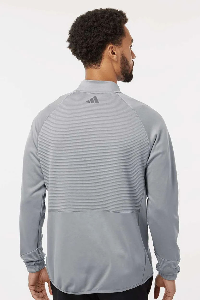 Adidas Mens 1/4 Zip Sweatshirt - Grey - NEW