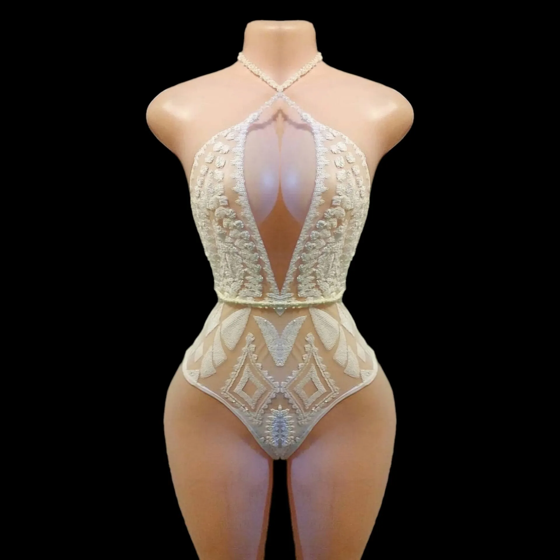 Allele Sequin one piece monokini