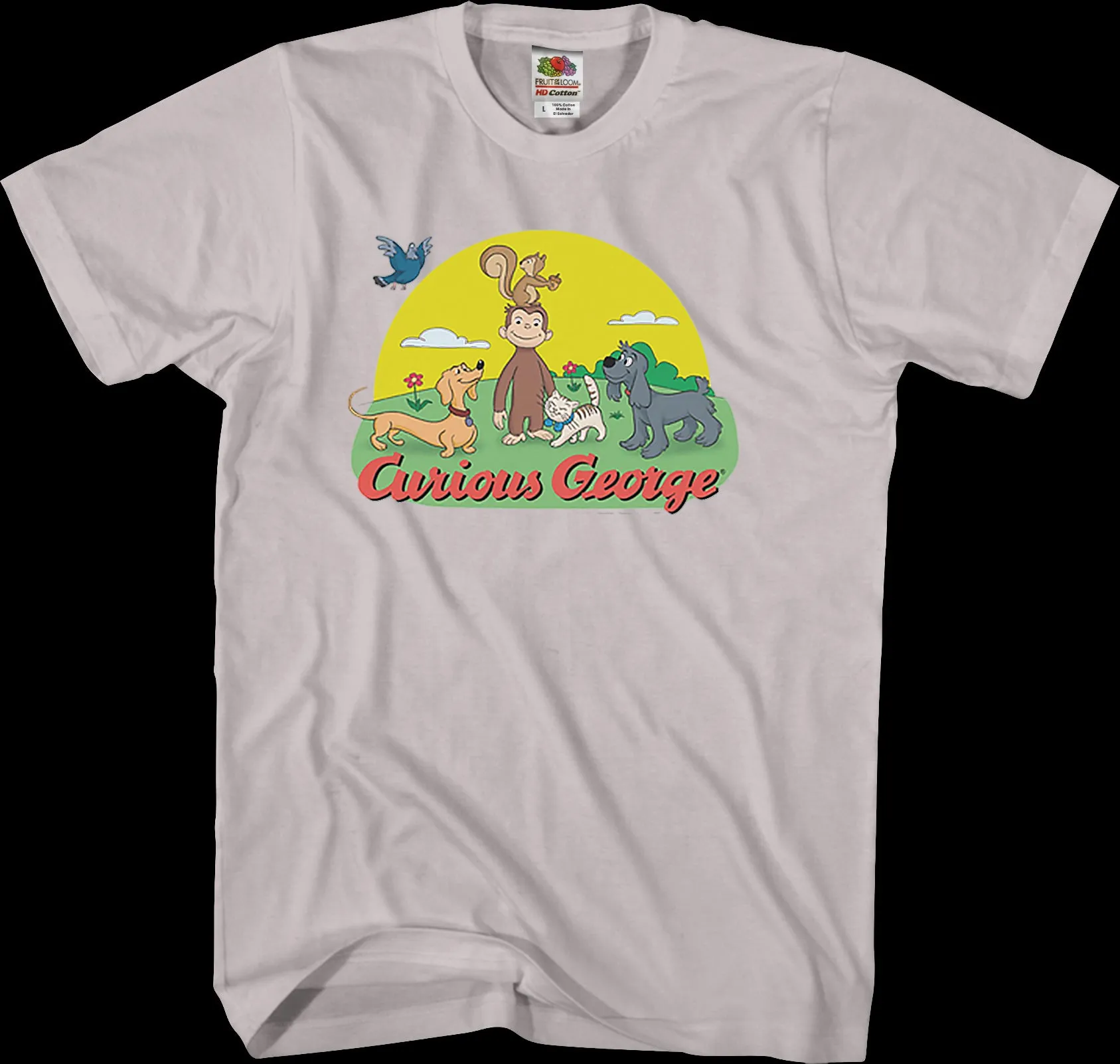 Animal Friends Curious George T-Shirt