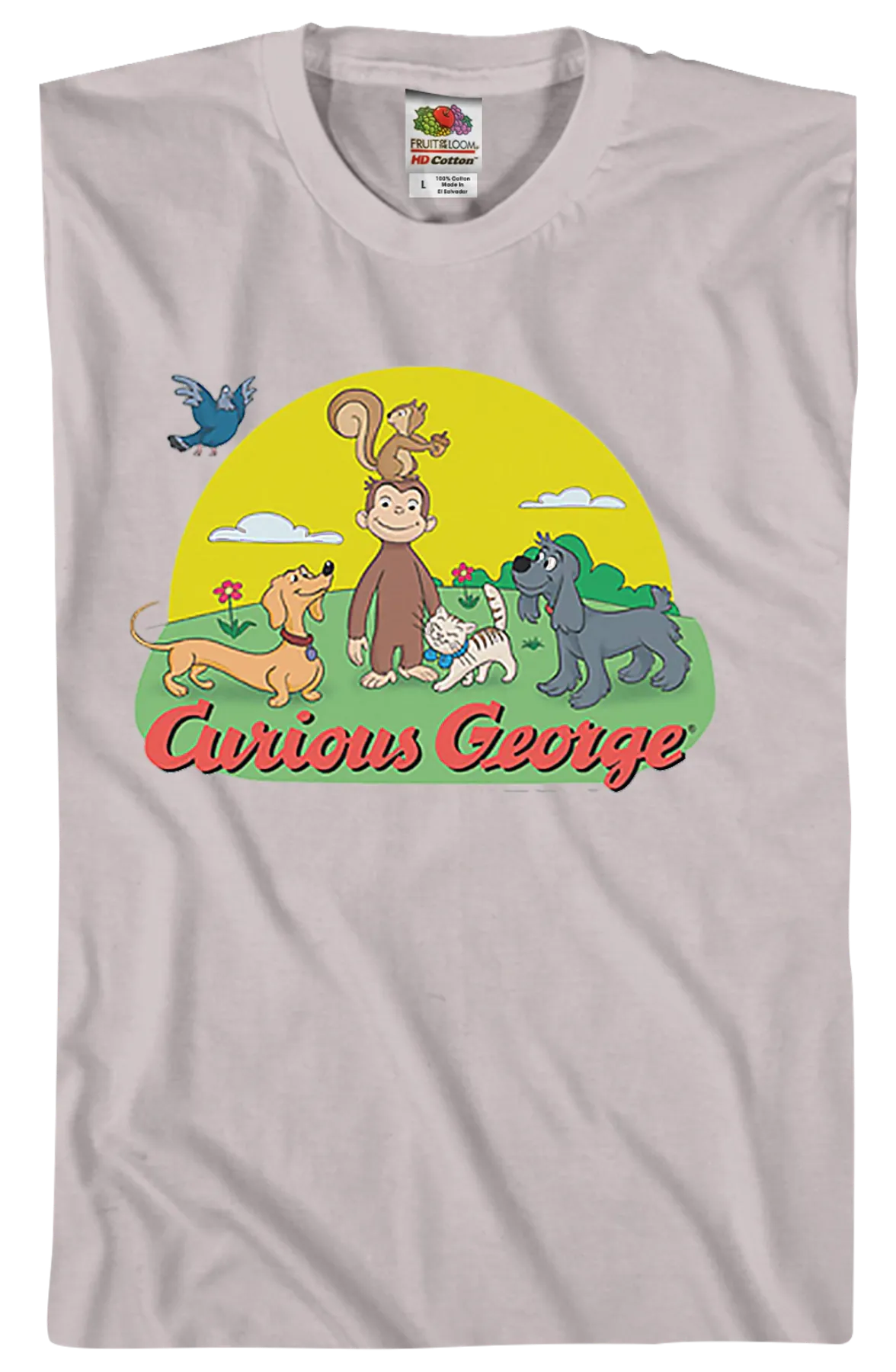 Animal Friends Curious George T-Shirt