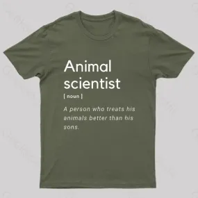 Animal Scientist Definition Geek T-Shirt