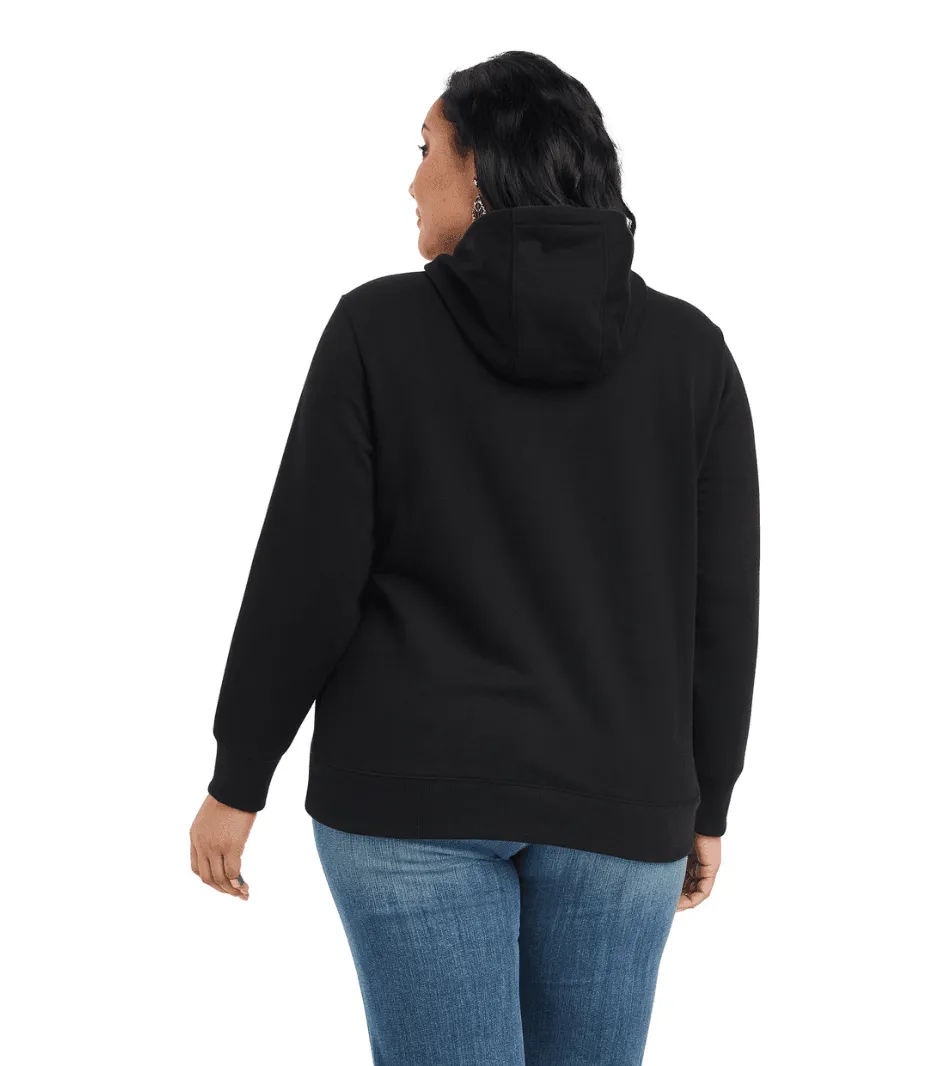 Ariat Women's REAL Sequin Black Hoodie 10042237