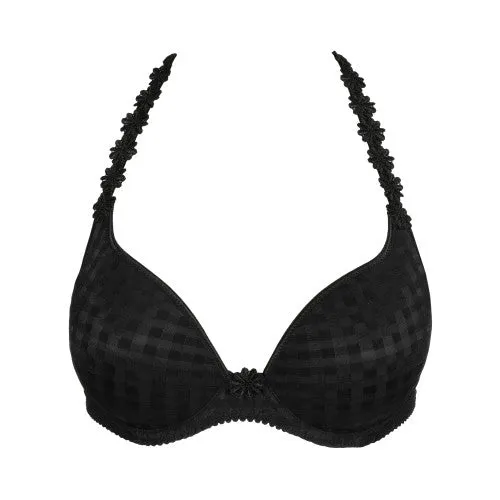 Avero Heart-Shaped Plunge Bra (Black) A-E