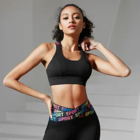 Back Cross Yoga Women Push Up Shockproof Fitness Gym Sports Bra