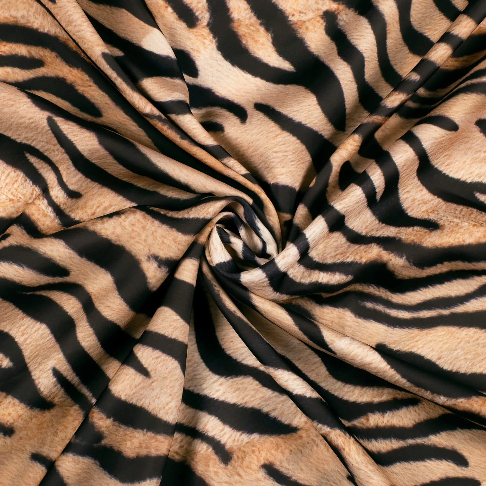 Bestselling Leopard Digital Print Imported Satin Fabric