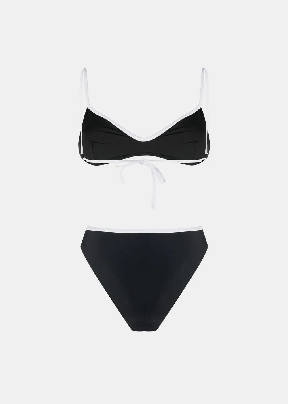 Black Active Jersey Bikini