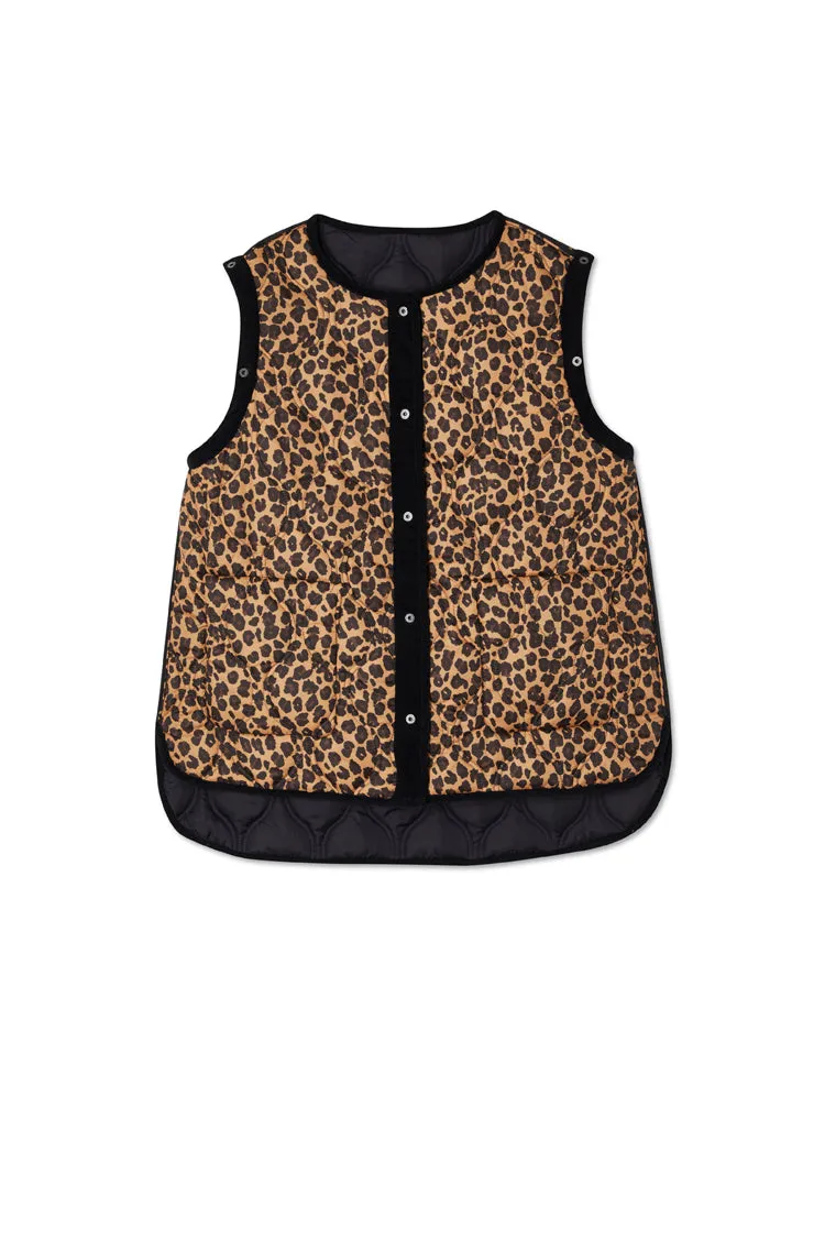 Black And Leopard Multi-Wear Jacket