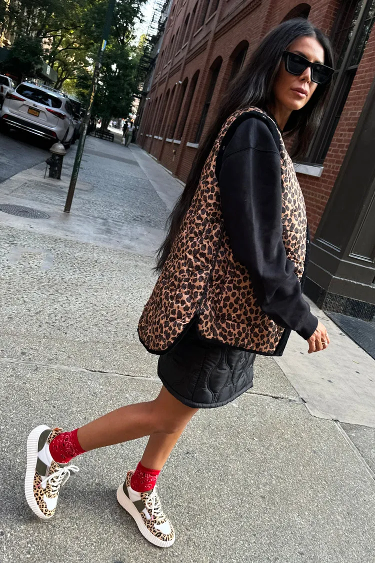 Black And Leopard Multi-Wear Jacket