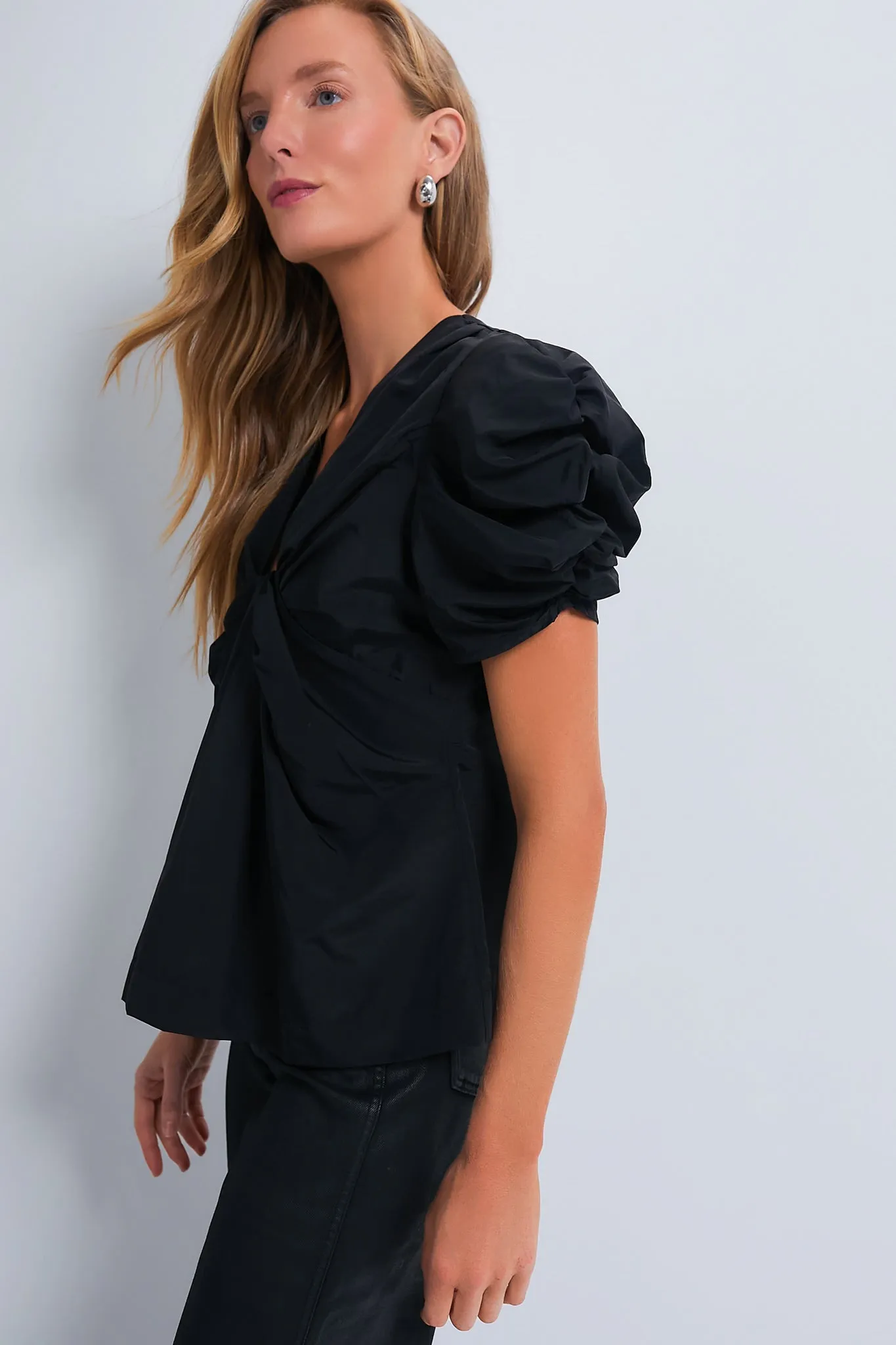 Black Aubrey Blouse