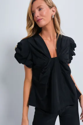 Black Aubrey Blouse