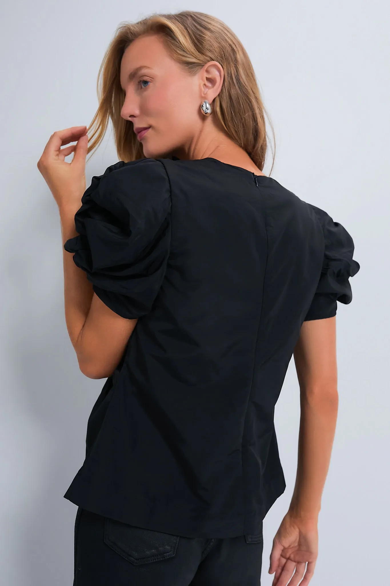 Black Aubrey Blouse