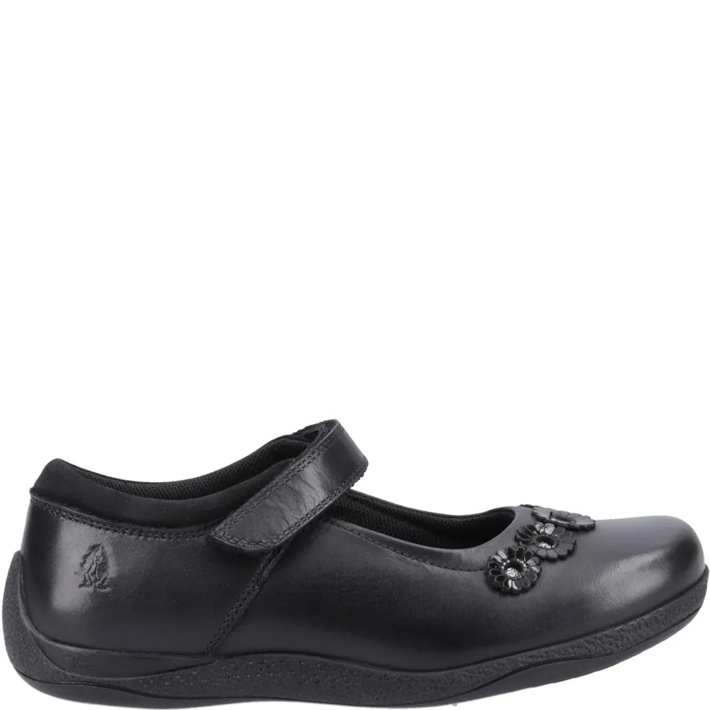 Black Christina Senior School Shoes