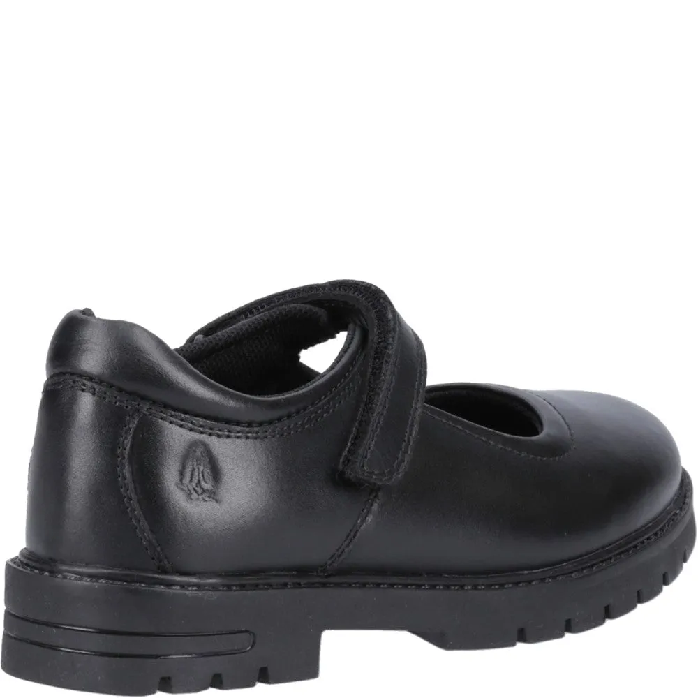 Black Tanya Junior School Shoes