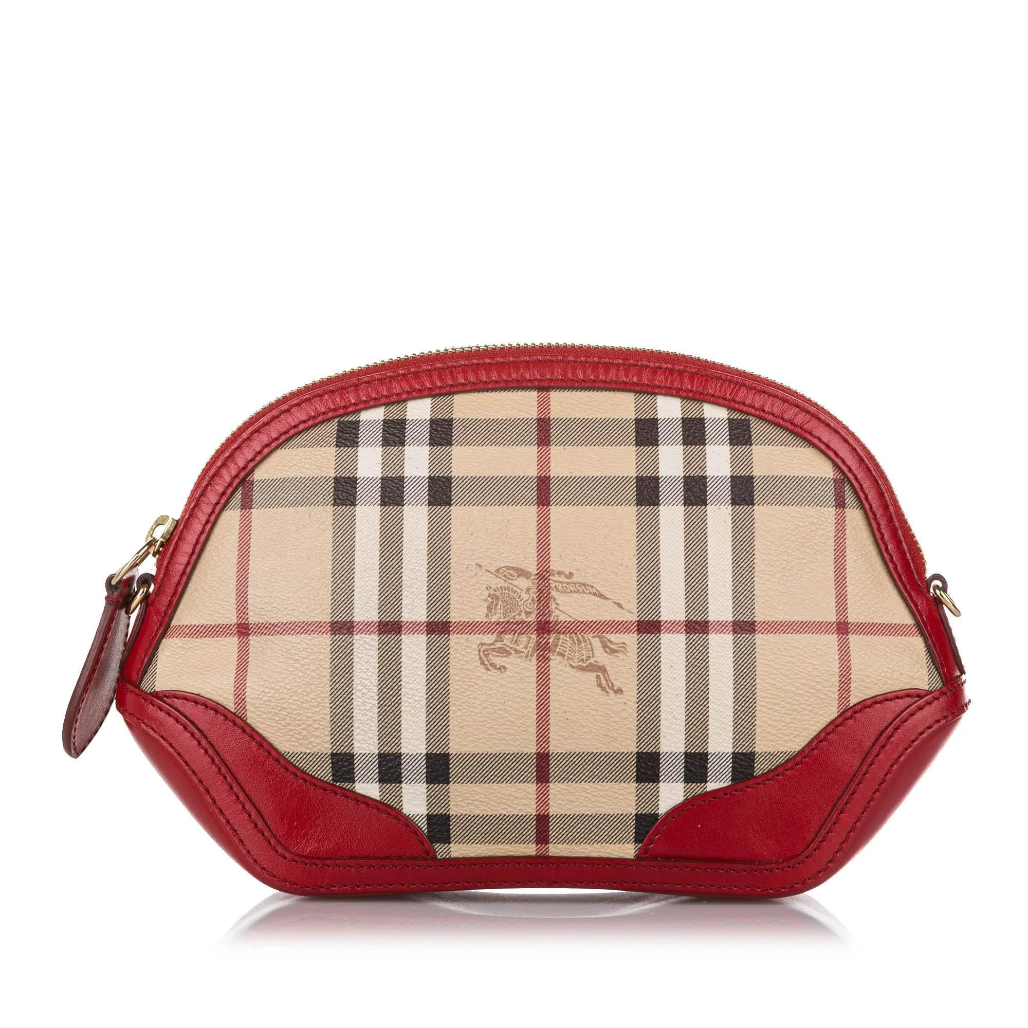 Burberry Haymarket Check Canvas Crossbody Bag (SHG-19341)