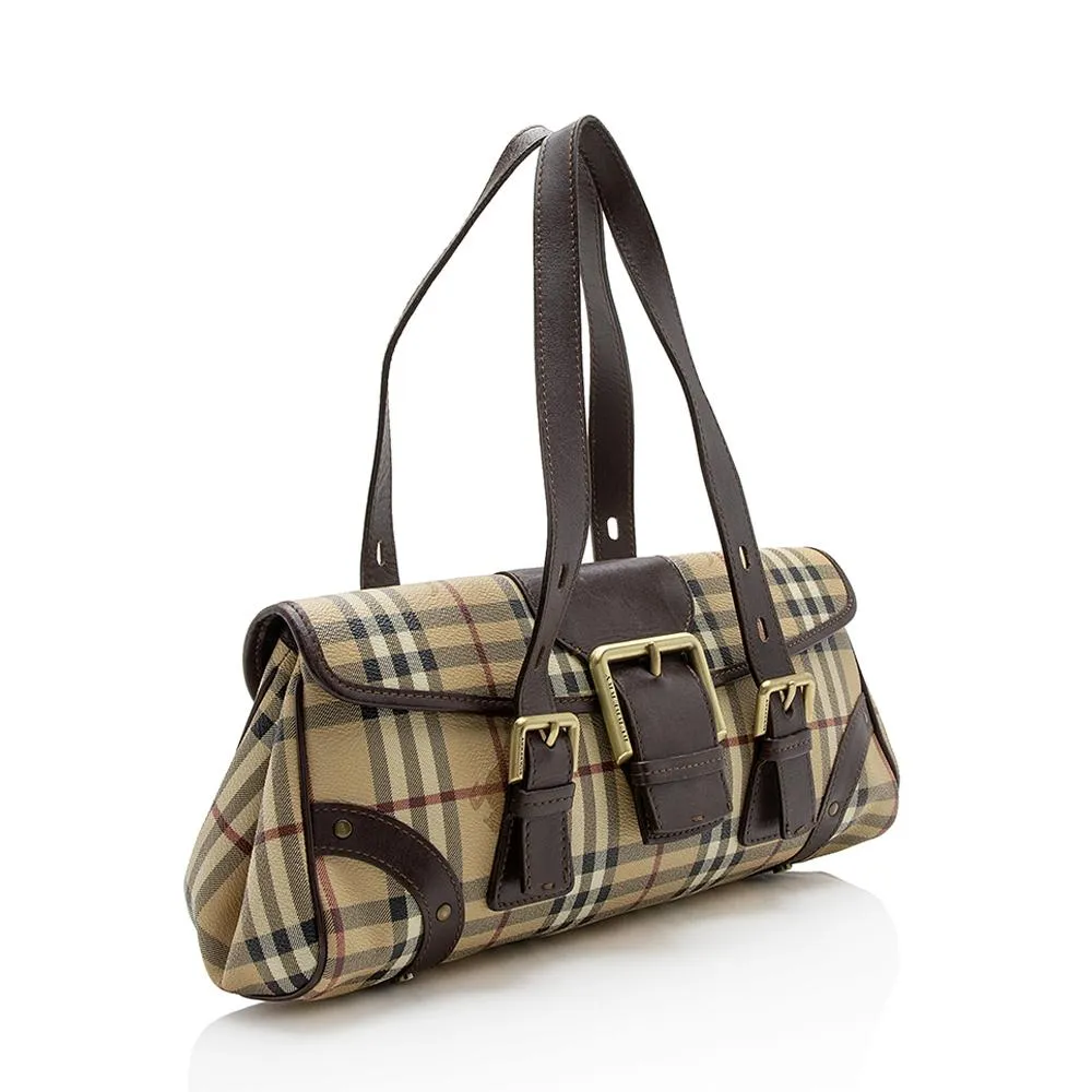 Burberry Haymarket Check Satchel (SHF-13062)