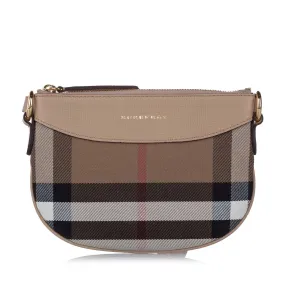 Burberry House Check Canvas Crossbody Bag (SHG-15533)