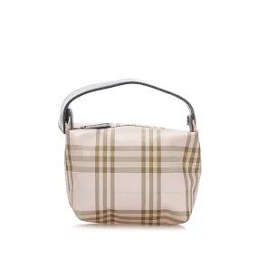 Burberry House Check Canvas Handbag (SHG-17143)