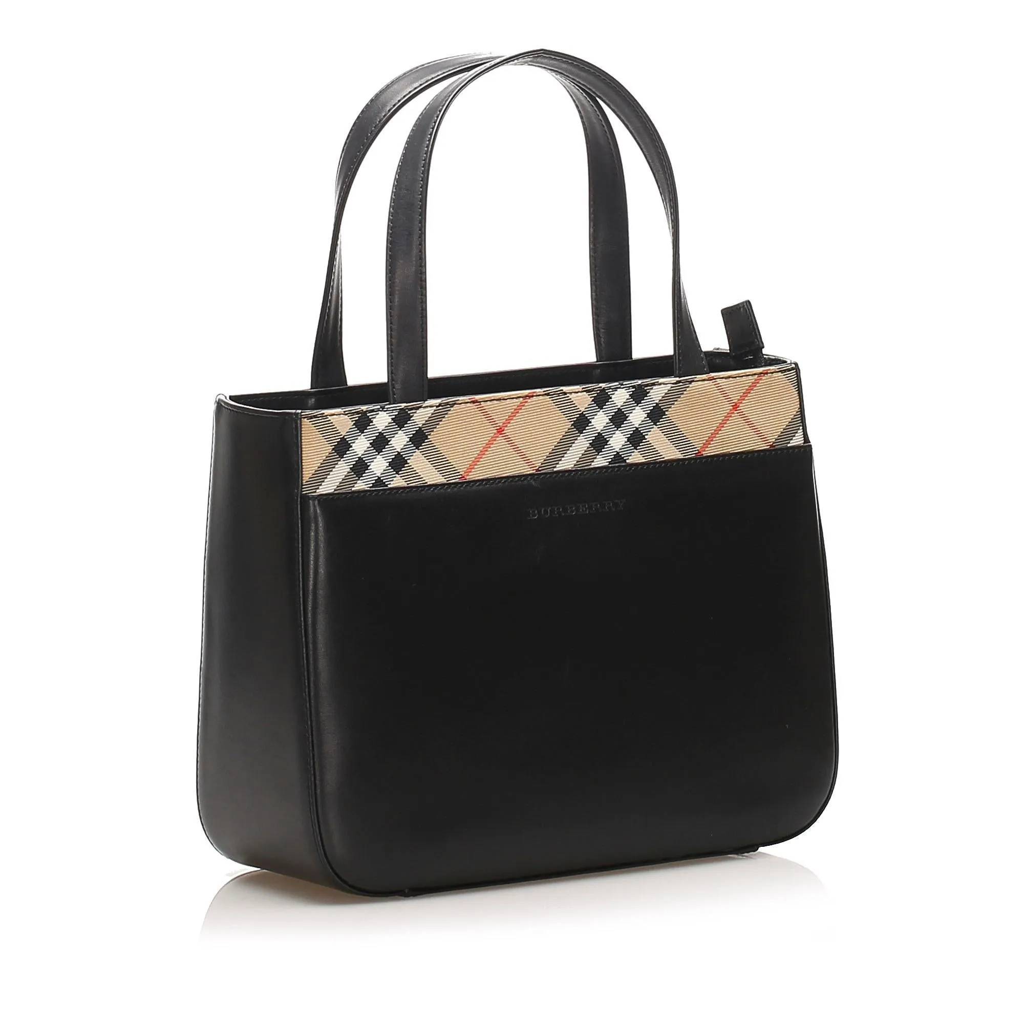 Burberry Leather Handbag (SHG-10333)