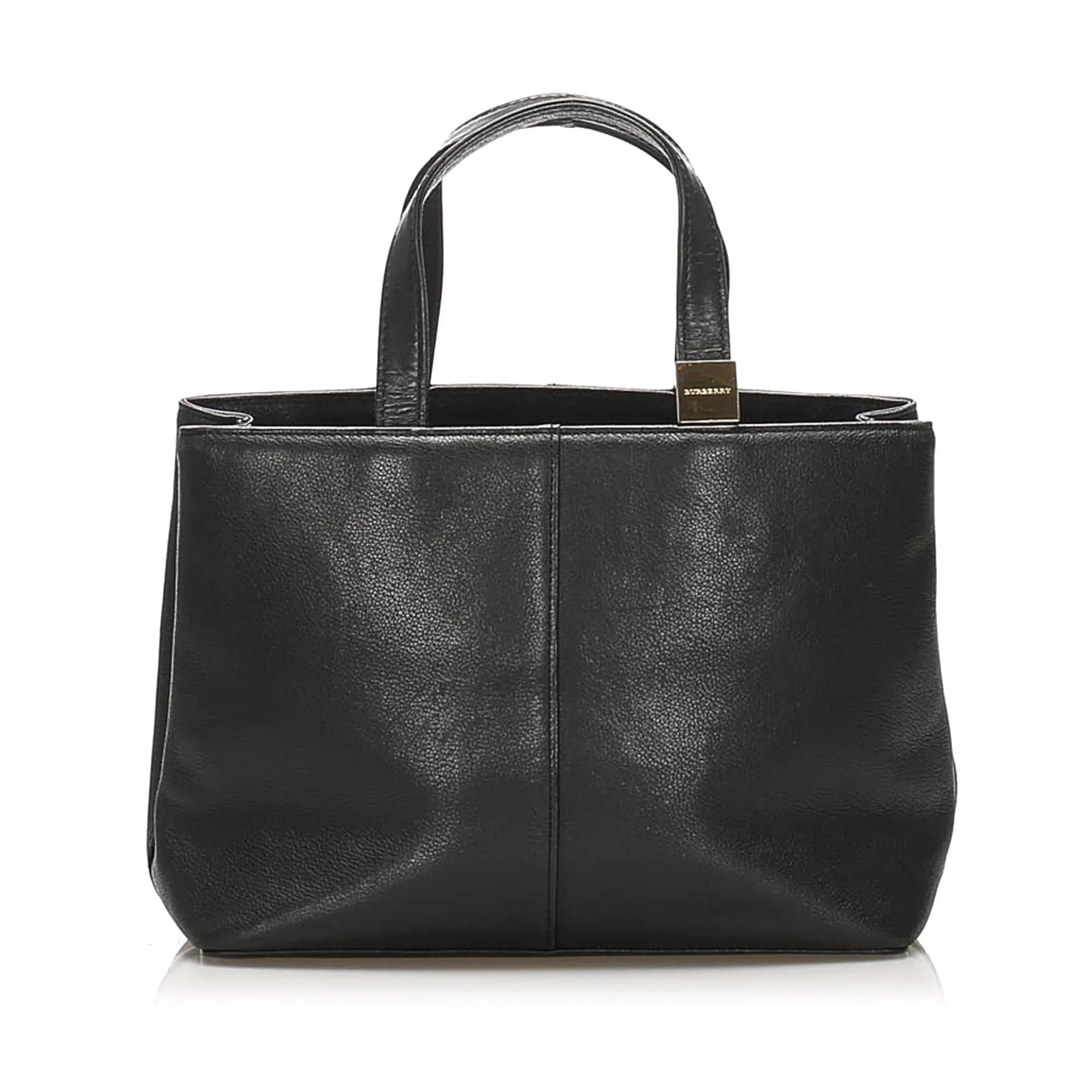 Burberry Leather Handbag (SHG-13053)