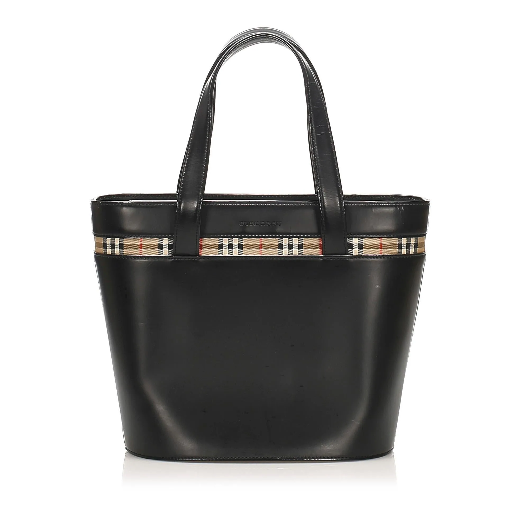 Burberry Leather Handbag (SHG-13232)