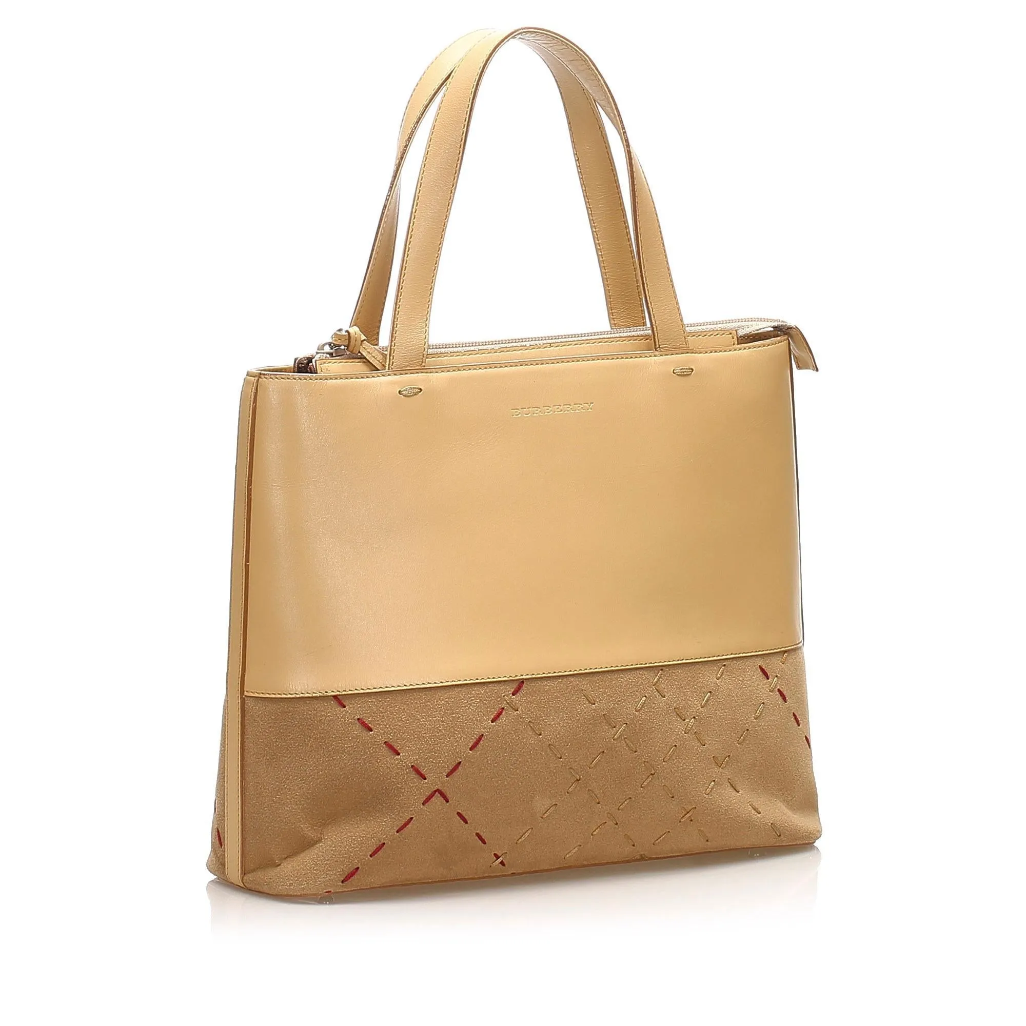 Burberry Leather Handbag (SHG-13617)