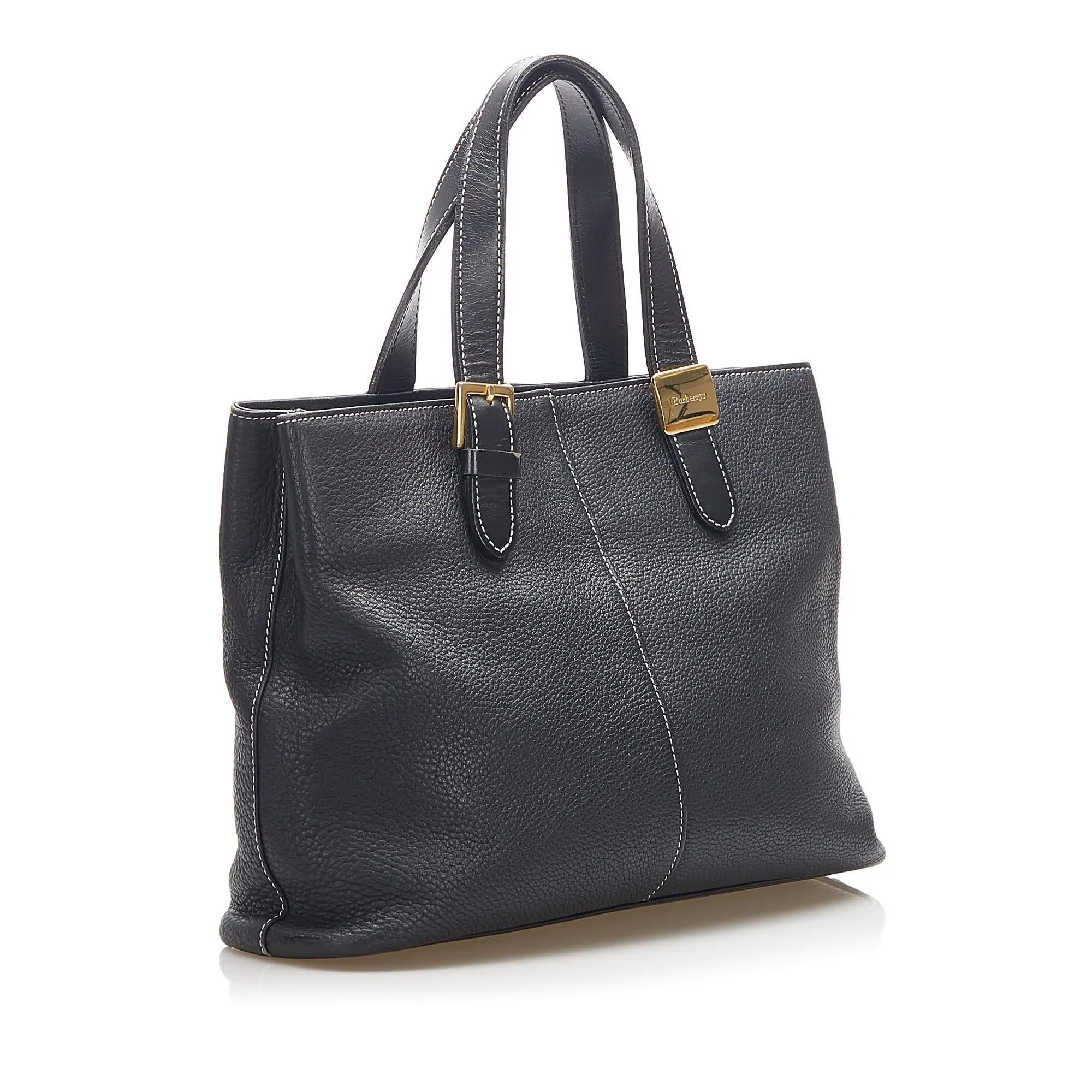 Burberry Leather Handbag (SHG-16151)