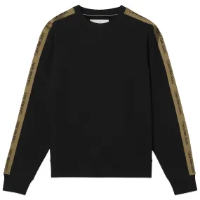 Calvin Klein Contrast Tape Crew Sweat - Black