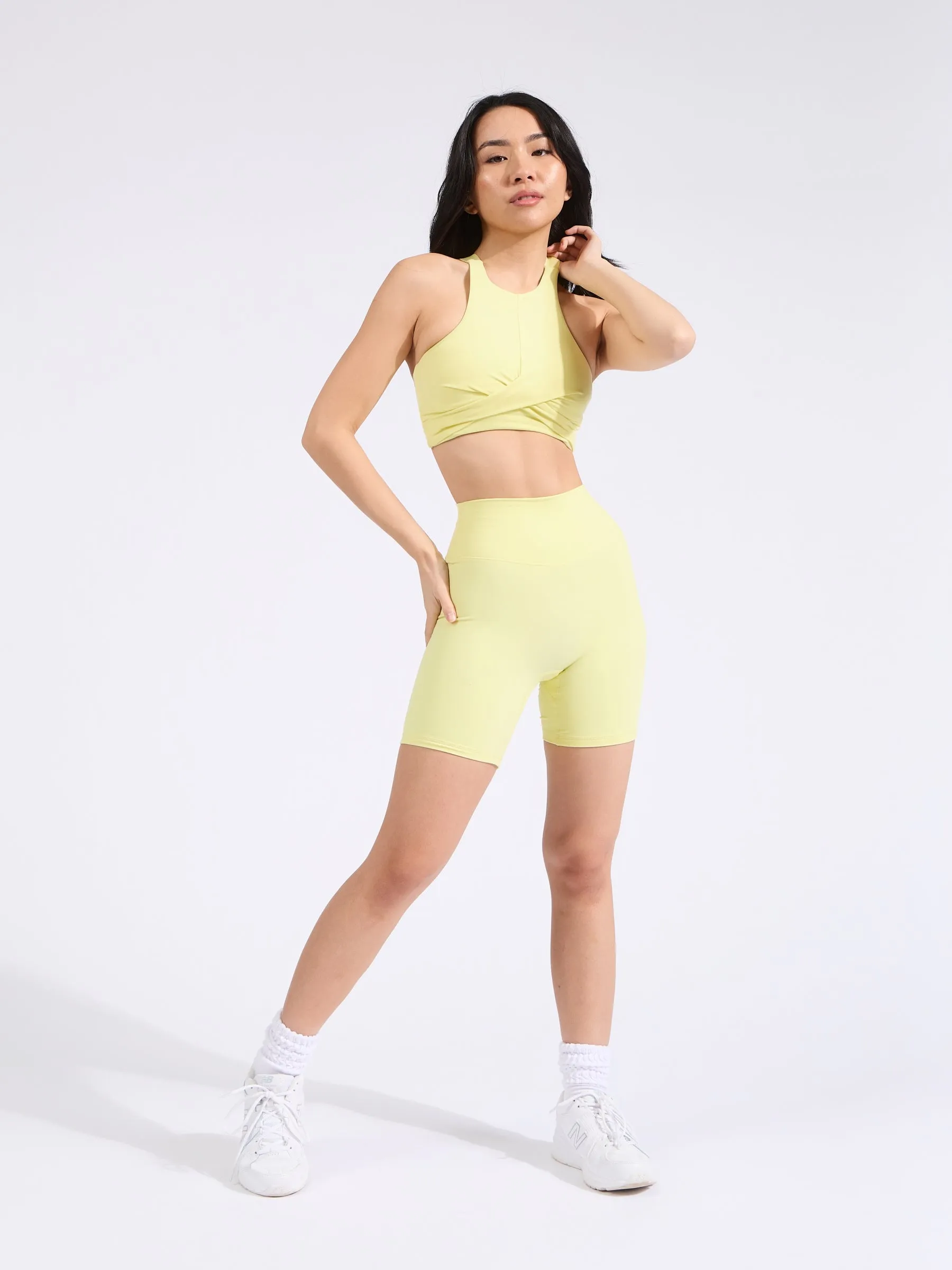 Candy Crew Sports Bra - Afterglow Yellow