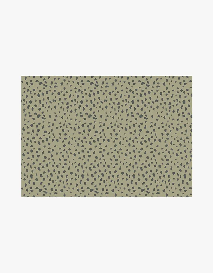 Cat Spots Wrapping Paper - Mid Khaki/Charcoal