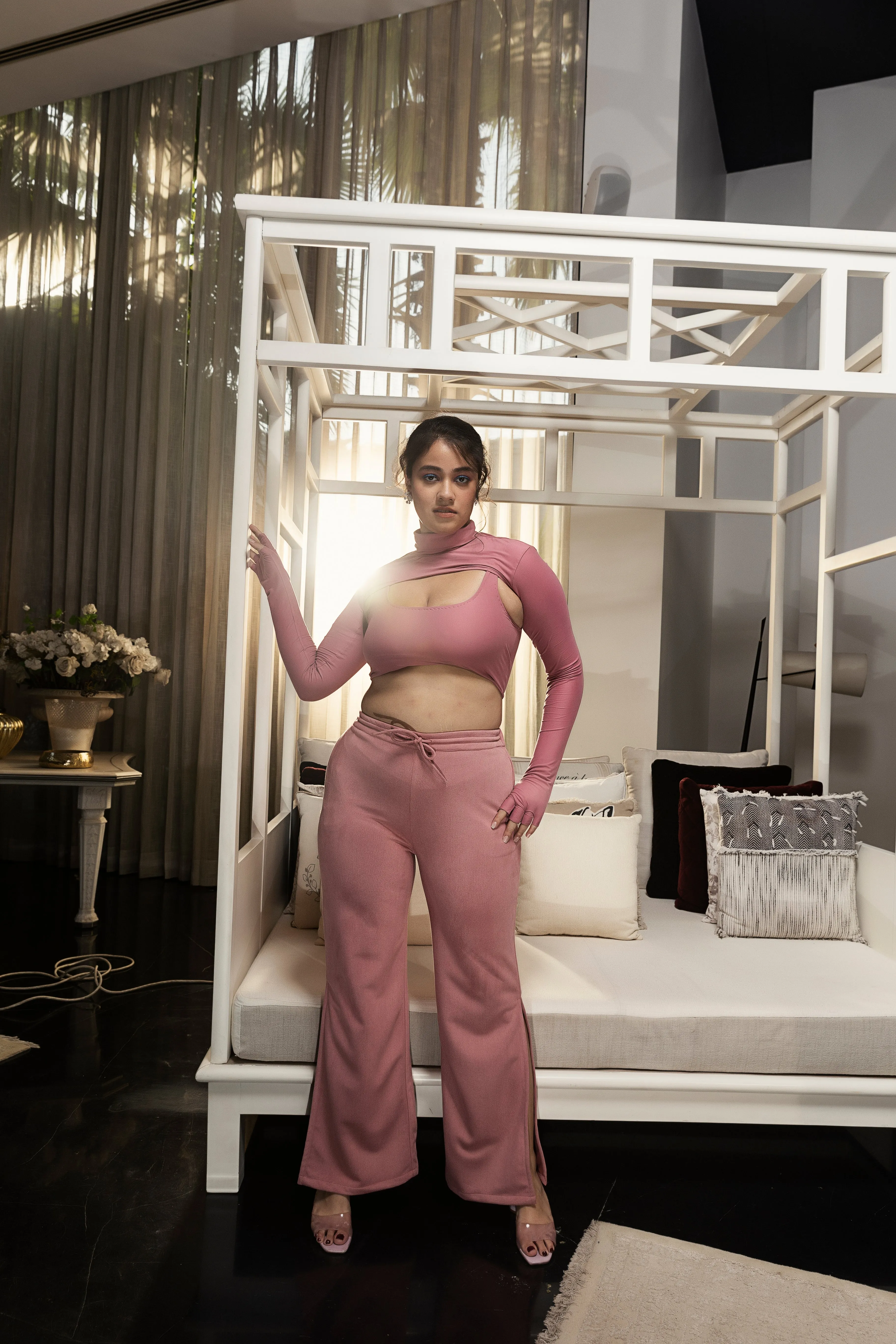 Cerise Blush Pink Lounge Set