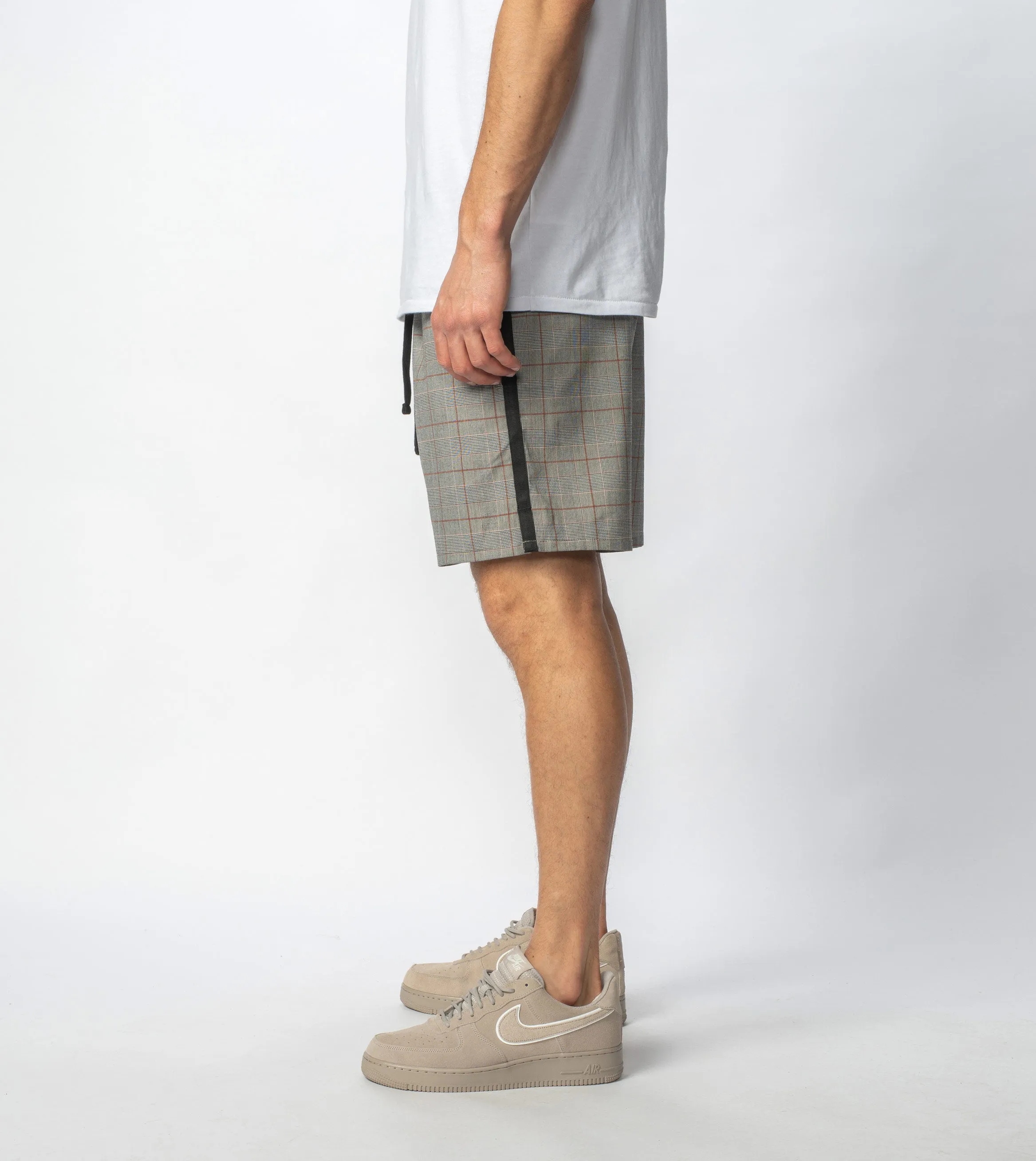 Check Sideline Zephyr Short Grey Check