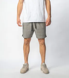 Check Sideline Zephyr Short Grey Check