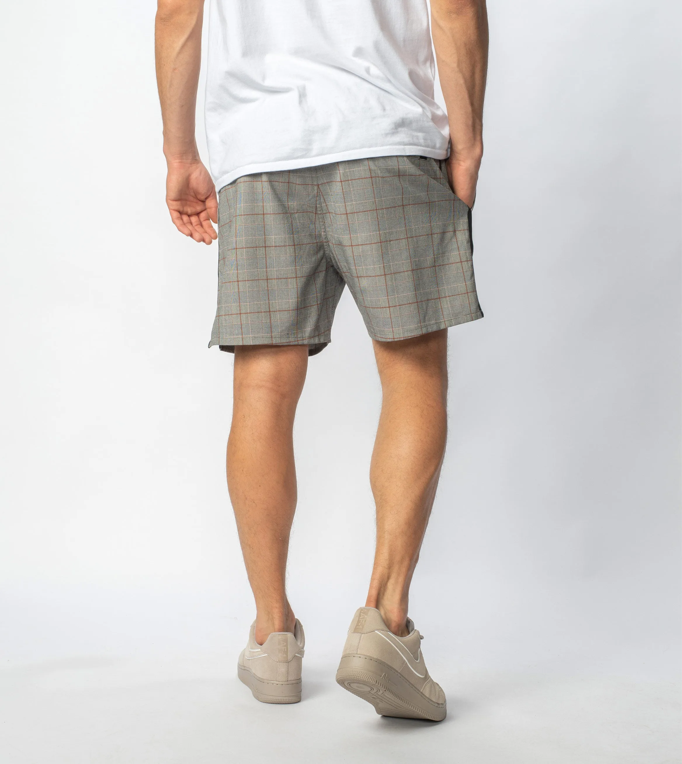 Check Sideline Zephyr Short Grey Check