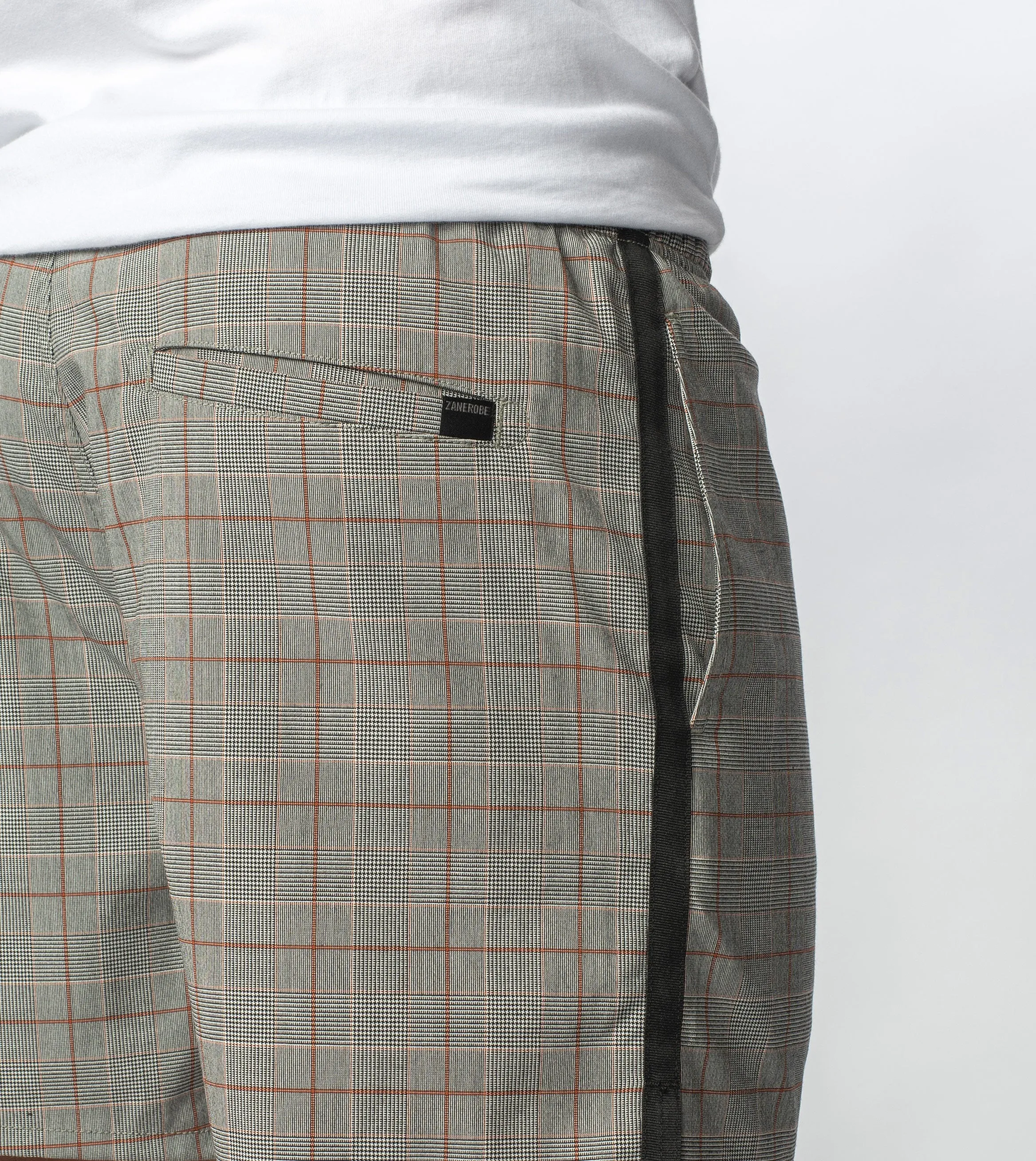 Check Sideline Zephyr Short Grey Check