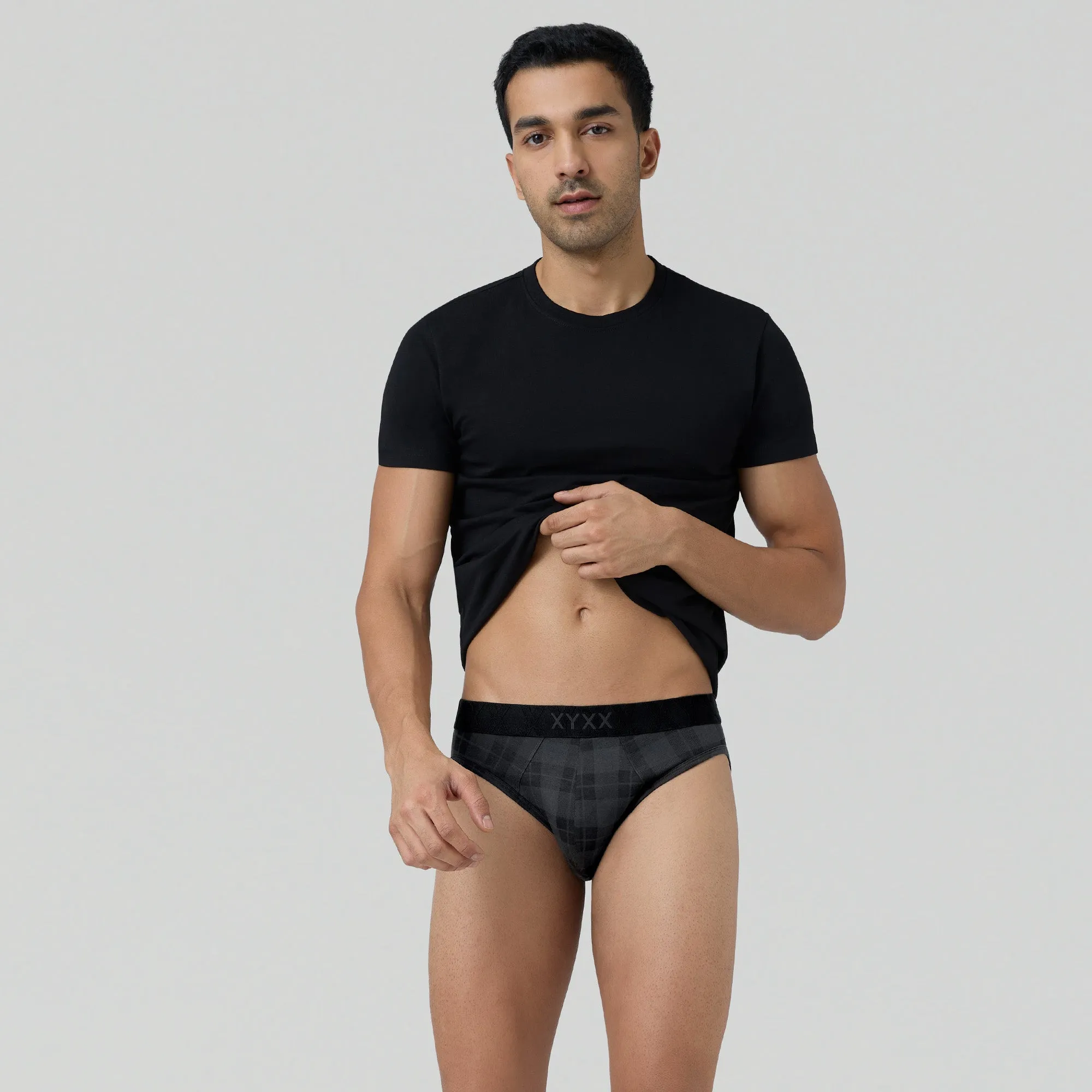 Checkmate Briefs Charcoal Black