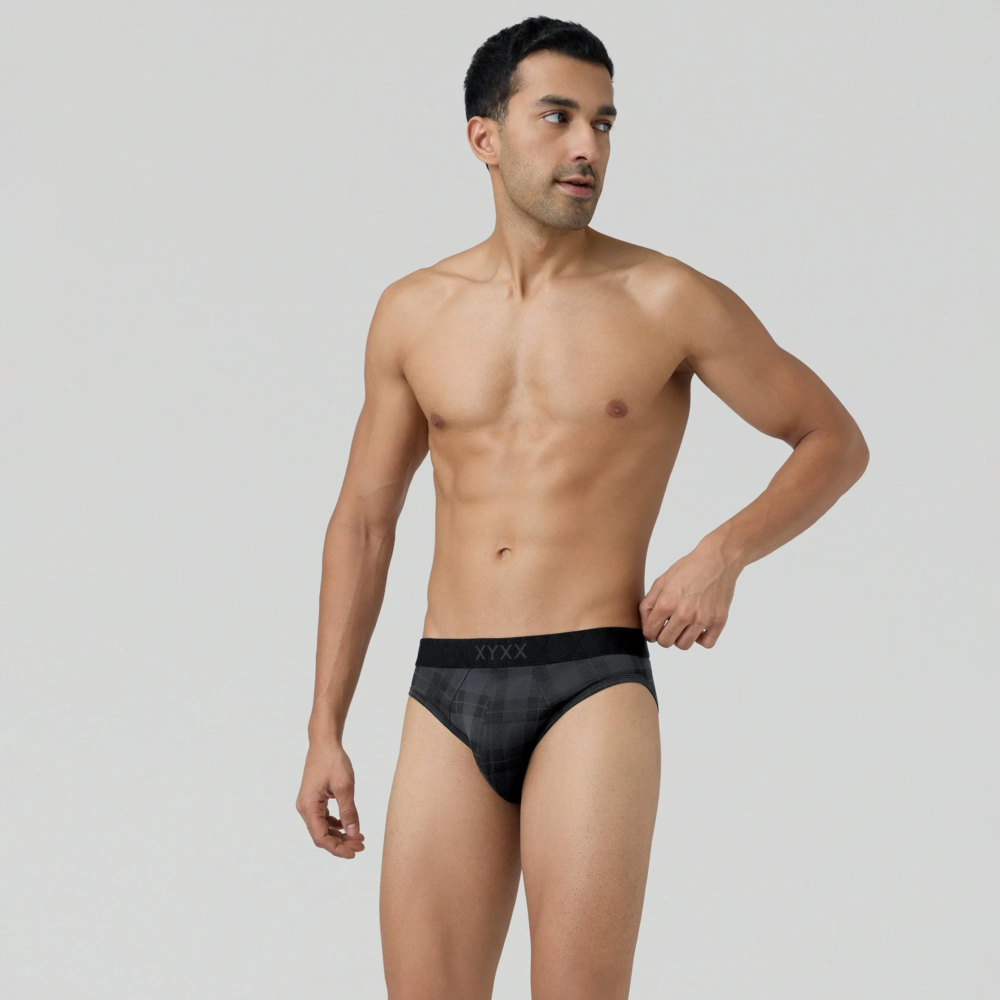 Checkmate Briefs Charcoal Black