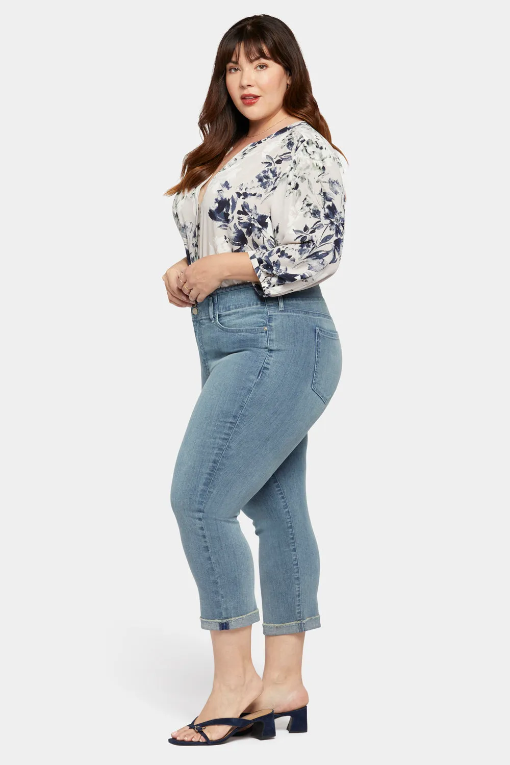 Chloe Capri Jeans In Plus Size - Thistle Falls