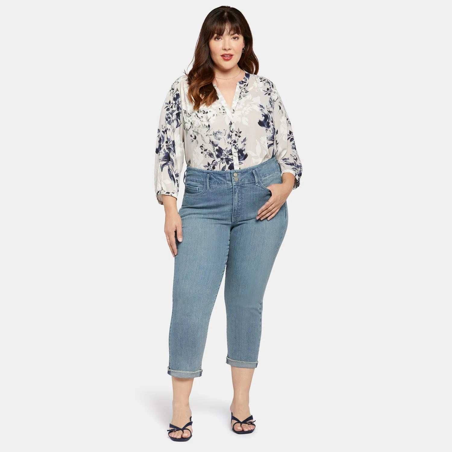 Chloe Capri Jeans In Plus Size - Thistle Falls