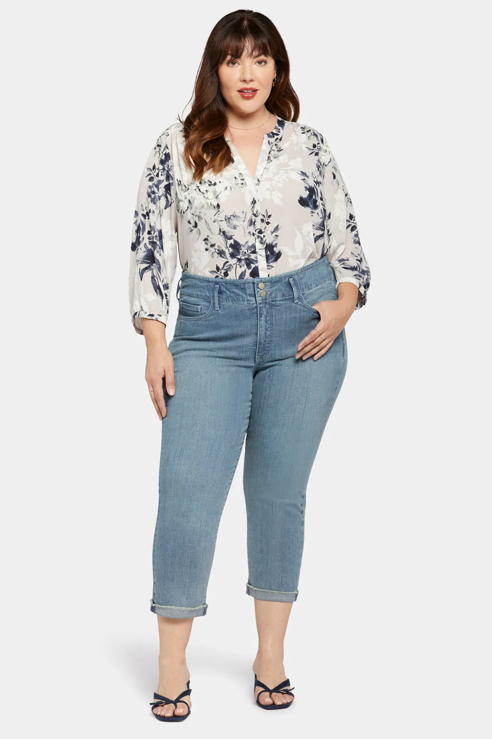 Chloe Capri Jeans In Plus Size - Thistle Falls