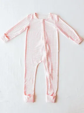 Cloud Layette - Flamingo Check