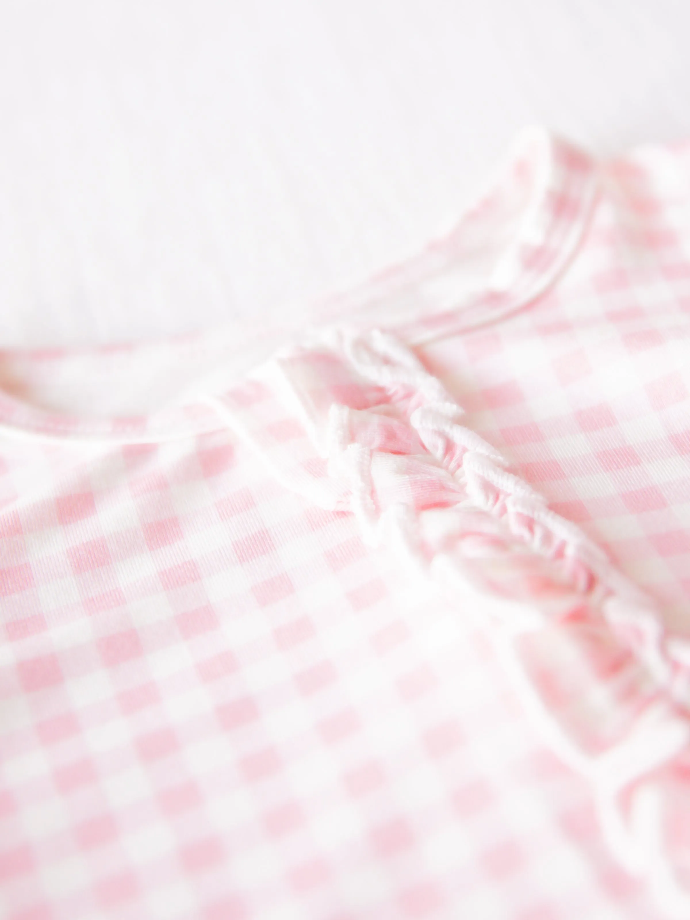 Cloud Layette - Flamingo Check