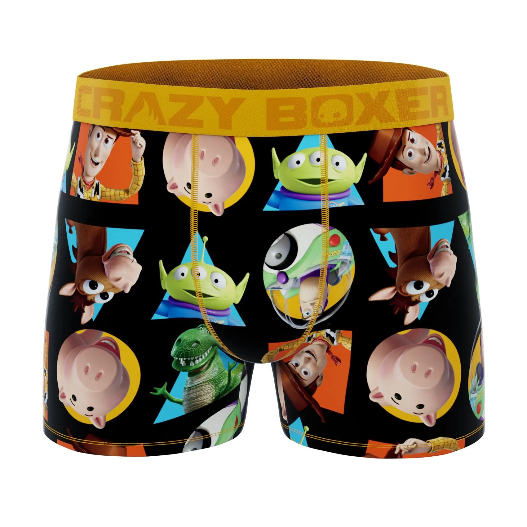 CRAZYBOXER Disney Toy Story Group   Aliens Men's Boxer Briefs (2 pack)