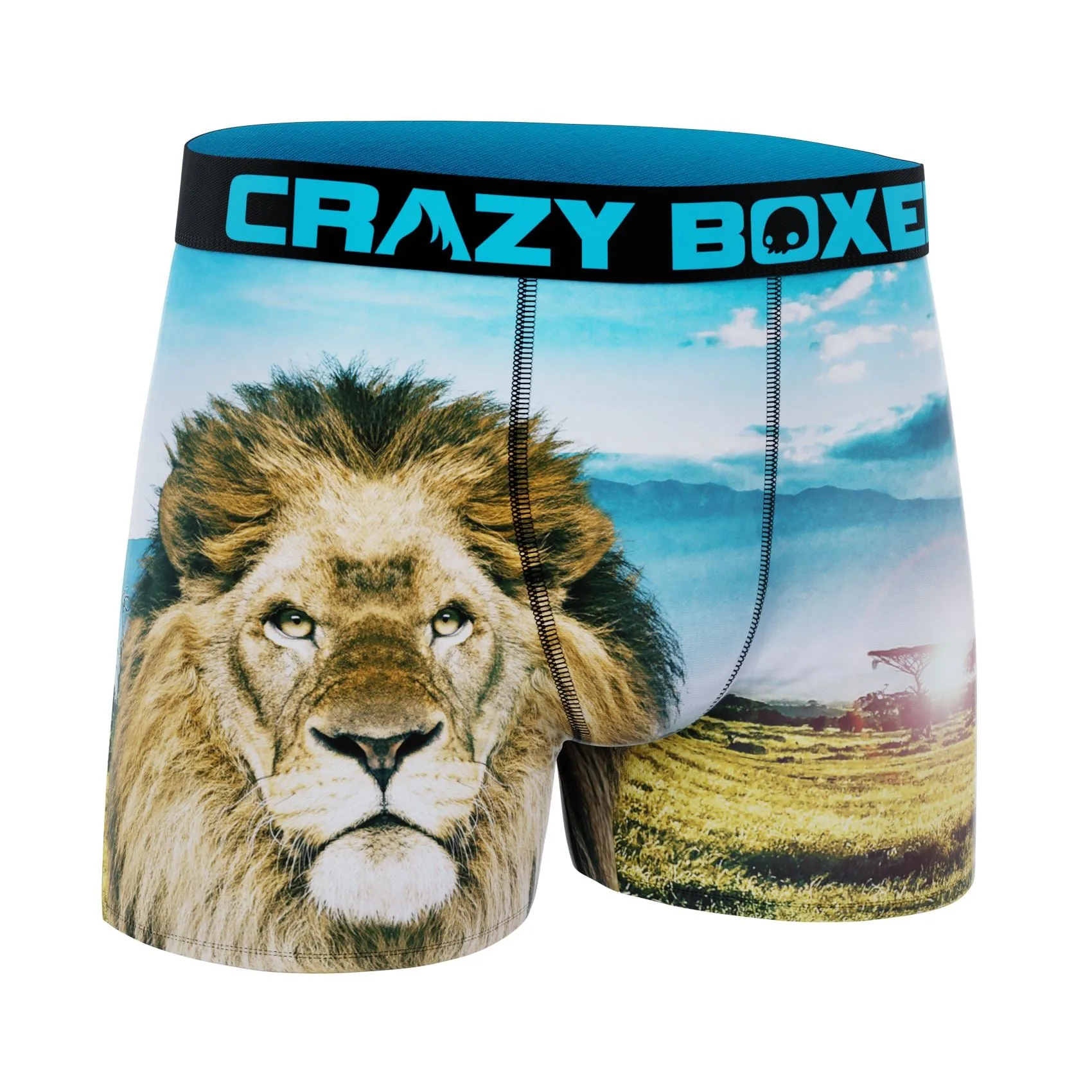 CRAZYBOXER Lion All Star Men's Boxer Briefs