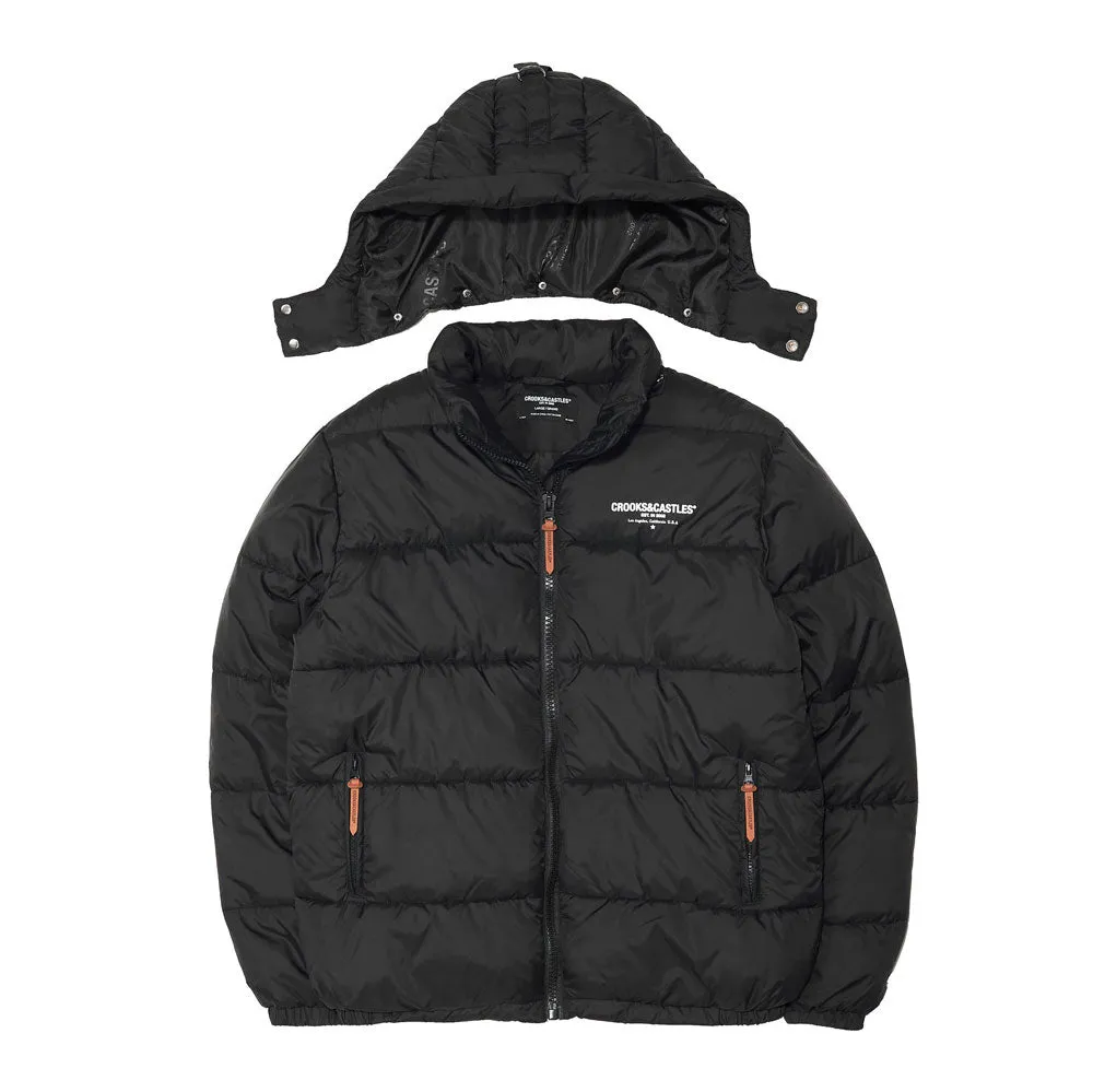 Crooks & Castles New Core Puffer Jacket Black